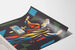 Dekoratives Poster im geometrischen, bunten Saint-Paul-Stil
