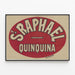 Vintage-Poster St Raphaël Quinquina – Retro-Wanddekoration — gerahmtes Bild an der Wand