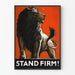 Wanddekoration Poster Löwe Standhaft - Artem Legrand