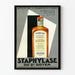 Vintage-Poster Staphylase – Medizinische Wanddekoration
