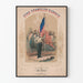 Vintage-Poster Star Spangled Banner mit Soldat und amerikanischer Fahne