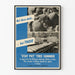 Vintage-Poster „Bleiben Sie diesen Sommer zu Hause“ – Eisenbahnkampagne