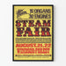 Vintage-Poster Dampffahrtsmesse Windsor Forest 21.-22. August