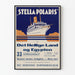 Vintage-Poster Stella Polaris - Kreuzfahrt nach Ägypten und Heiligem Land