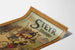 Vintage-Poster Steyr Waffenrad Wanddekoration Retro