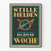 Vintage-Poster Stille Helden - Wanddekoration Poster Buch Ida Boy-Ed