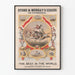 Vintage-Poster Stone & Murray's Circus Wanddekoration