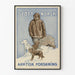 Vintage-Poster zur Unterstützung der norwegischen arktischen Forschung