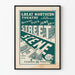 Poster Theater Straßenszene - Vintage Wanddekoration