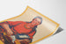 Vintage-Küchenposter mit Frau, Zucker und Früchten