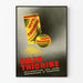 Vintage-Poster Sulfo-Thiorine Desinfektion der Atemwege und Verdauungswege