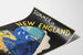 Vintage-Poster Sommer in Neu-England - Wanddekoration Zug & Strand