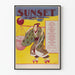 Vintage-Poster Sunset Magazine April 1903 Japanischer Stil
