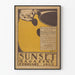 Vintage-Poster Sunset Magazine Februar 1902 Wanddekoration