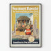 Vintage-Poster Route Sunset von Rail et Mer Southern Pacific Lines
