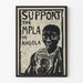 Vintage-Poster Unterstützung MPLA in Angola – Engagement Wanddekoration