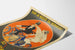 Vintage-Poster La Cyclette dekorativ schwarz und orange