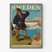 Vintage-Dekorposter aus Schwedisch-Lappland – Landschaft und Kultur der Sami