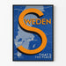 Vintage-Poster Schweden That's The Place