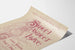 Vintage-Poster Sweet Sweet Love als Wanddekoration