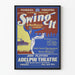 Vintage-Poster Swing It - Musikalisch-komödiantisches Theater