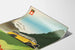 Vintage-Poster Schweizer Postbus Alpen