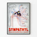 Vintage-Poster des neurovegetativen Systems Sympathyl