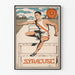 Vintage-Poster der Syracuse Universität Leichtathletik 1908