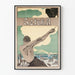 Dekoratives Poster Kunst im Vintage-Künstlerstil