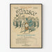 Vintage-Poster Opern-Burlesque Tabasco Wanddekoration