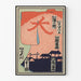 Japanischer Taisho-Poster mit traditionellem Kimono-Dekor