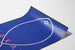 Grafisches Wandposter Blau TAKAI