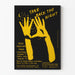 Dekoratives Poster Take Back The Night - Poster gegen Gewalt