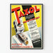 Vintage-Werbeplakat für die Taxol-Behandlung gegen Verstopfung