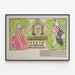 Vintage-Poster des Marionettentheaters Teatr Kukiełek — gerahmtes Bild an der Wand