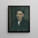 Portrait einer Frau - Stefan Fodor — gerahmtes Bild an der Wand