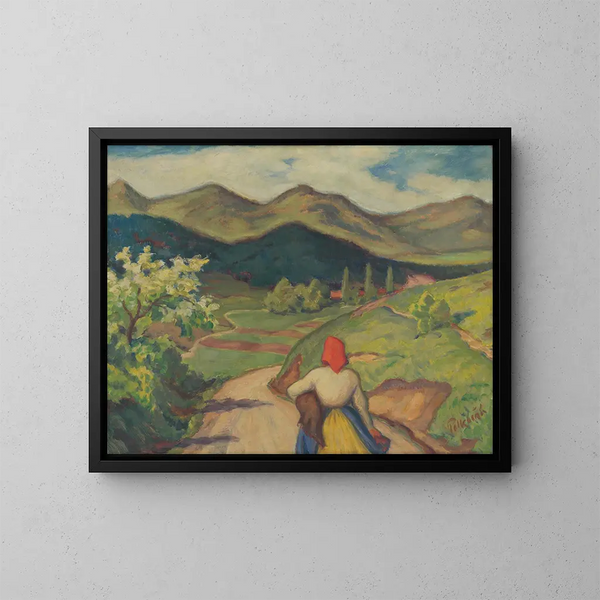 Rückkehr - Stefan Polkorb — gerahmtes Bild an der Wand
