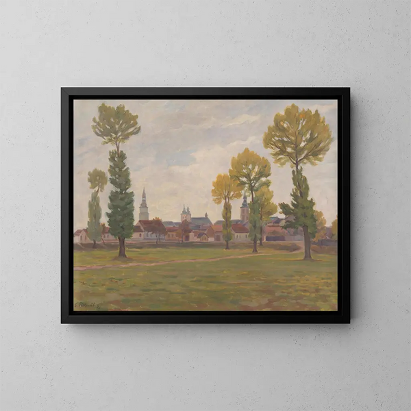 Trnava im Herbst - Stefan Polkorb — gerahmtes Bild an der Wand
