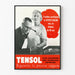 Vintage-Medizinposter Tensol Frauenhypertonie
