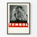 Vintage-Werbeplakat TENSOL gegen Schwindel und Bluthochdruck