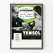 Vintage-Poster gegen Bluthochdruck und Menopause - TENSOL