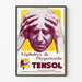 Vintage-Poster Tensol gegen Bluthochdruck-Kopfschmerzen