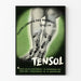 Vintage-Poster Tensol zur Linderung von Kribbelgefühlen bei Bluthochdruckpatienten