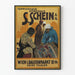 Vintage-Poster Teppichhaus Möbelhaus S. Schein – Retro-Wanddekoration
