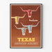 Vintage-Poster Texas American Airlines Wanddekoration