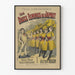Vintage-Poster Die Zwölf Frauen Jafets - Wanddekoration Theater Renaissance