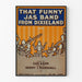 Vintage-Poster That Funny Jas Band aus Dixieland