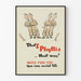 Vintage-Poster zur Sensibilisierung 'That's Phyllis... das war's!'