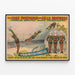 Vintage-Poster Zirkus Adam Forepaugh und Sells Brothers - Akrobaten und Trapezkünstler — gerahmtes Bild an der Wand