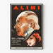Vintage-Poster Französischer Kriminalfilm Alibi